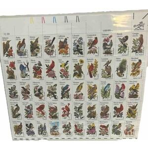 Mint Set 50 State Birds and Flowers Item 801